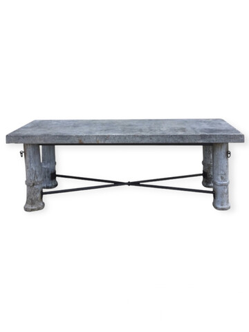 Exceptional 19th Century French Bluestone Top Table 66413