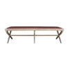 Sadie Bench (Brown Leather) 29550