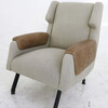 Pair Mid Century Italian Arm Chairs 12473