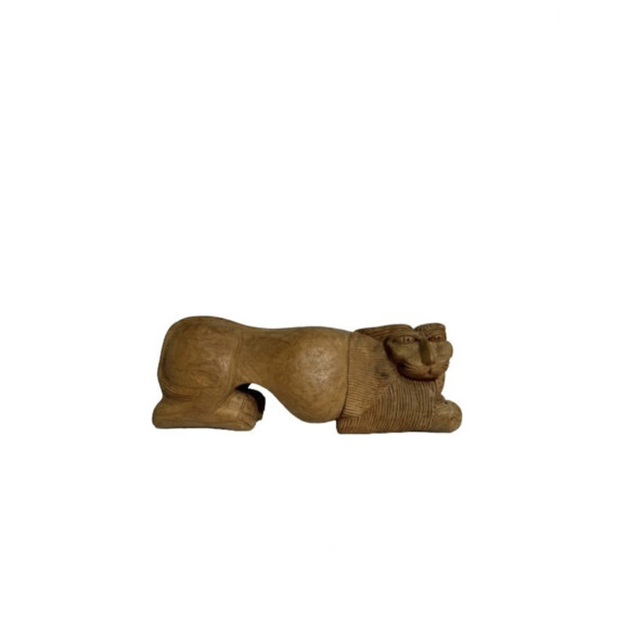 Fantastic Danish Carved Wood Cat 72415