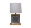 Limited Edition Steel and Oak Lamp 26009
