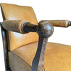 Exceptional French 1930's Leather Arm Chair 76919