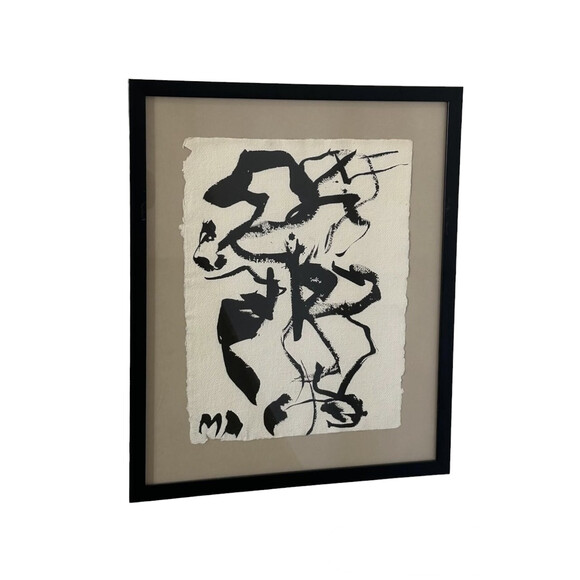 Danish Modernist Ink Wall Art 72036