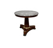 French Empire Round Marble Top Side Table 64109