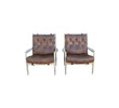 Pair of Danish Leather Arm Chairs 22744