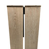 Lucca Limited Edition Bronze and Oak Side Table 19321