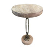 Limited Edition Industrial Element and Oak Top Side Table 33755