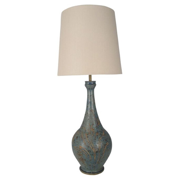 Large French Ceramic Lamp 9167