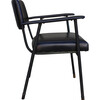 Jacques Adnet Black Leather Desk Chair 26645