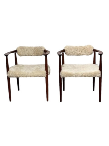Pair of 1960's Danish Brent Anderson Armchairs 63651