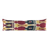 Antique Turkish Ikat Textile Lumbar Pillow 19540