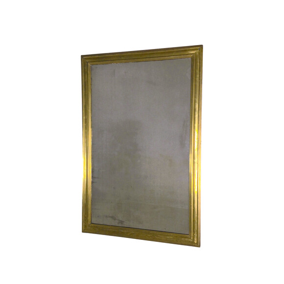 Antique Brass Framed Bistro Mirror 31279