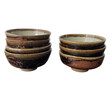 Set of (7) Handmade Studio Pottery Bowls 72050