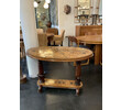 Exceptional Oval Inlaid Side Table 62431