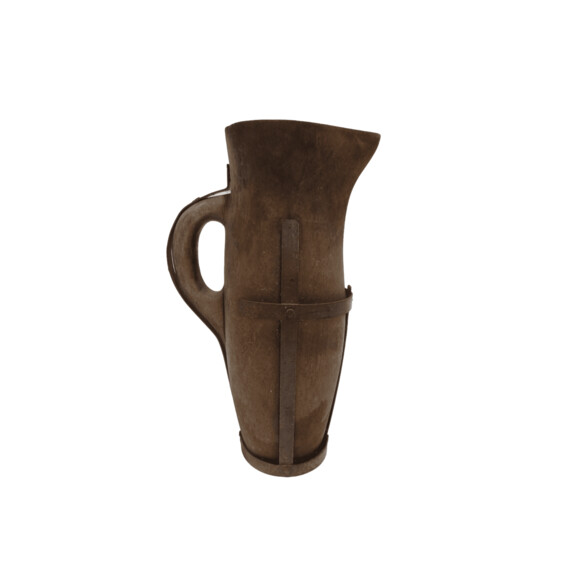 Primitive French Wood Pitcher 79606