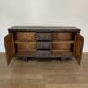 French 1940's Dark Cerused Oak Sideboard 75476