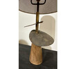 Lucca Studio Callisto Bronze and Wood Lamps 66510