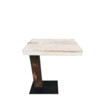 Limited Edition Iron Element and Oak  Side Table 65481