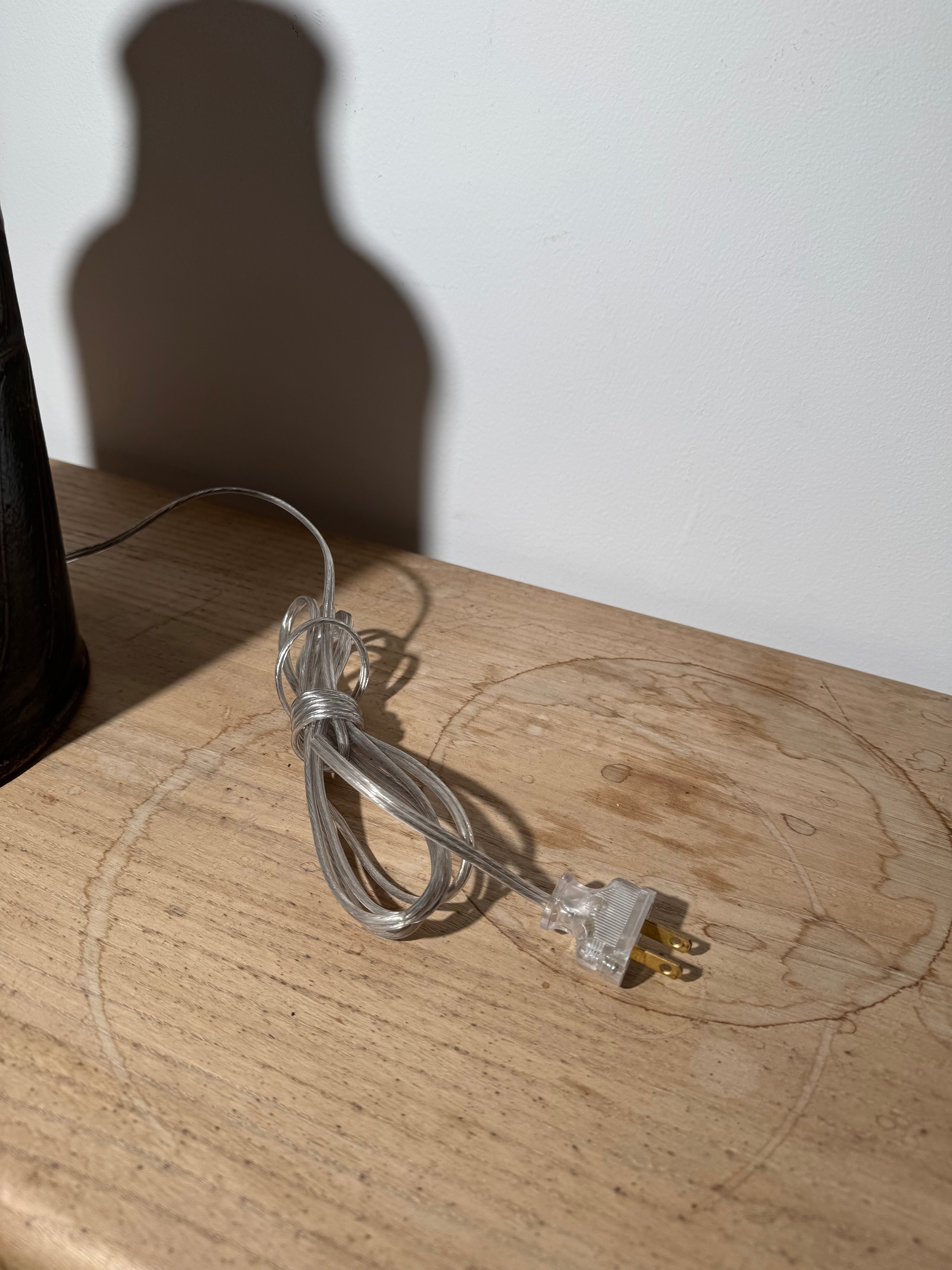 Large Scale Vintage Studio Pottery Lamp