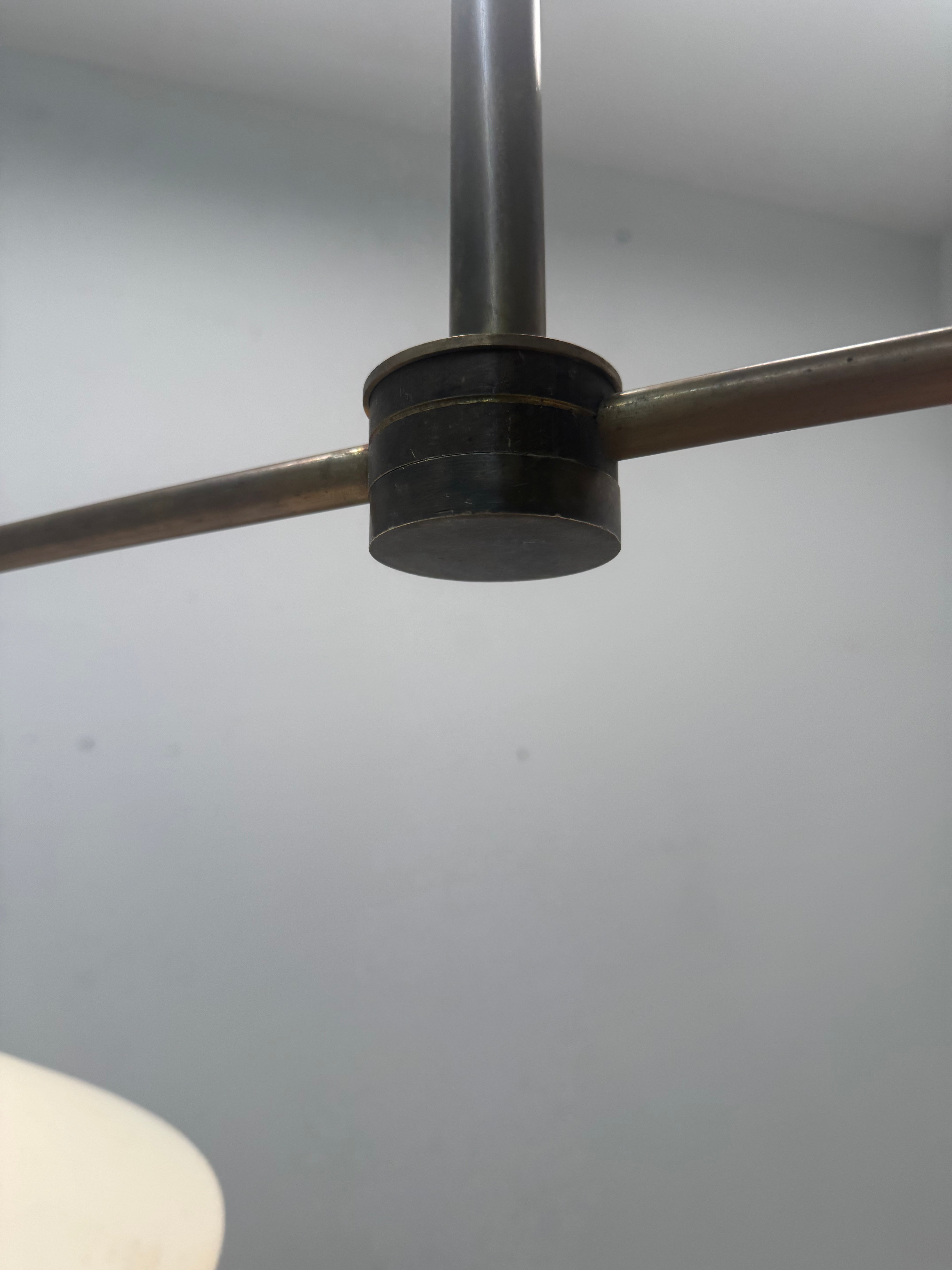 Lucca Studio Limited Edition Bronze and Glass Chandelier