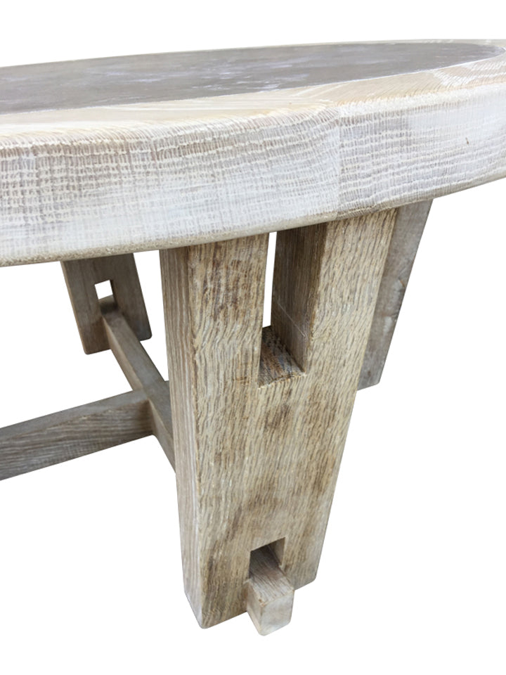 Lucca Studio Dider Round Coffee Table (Cement top)