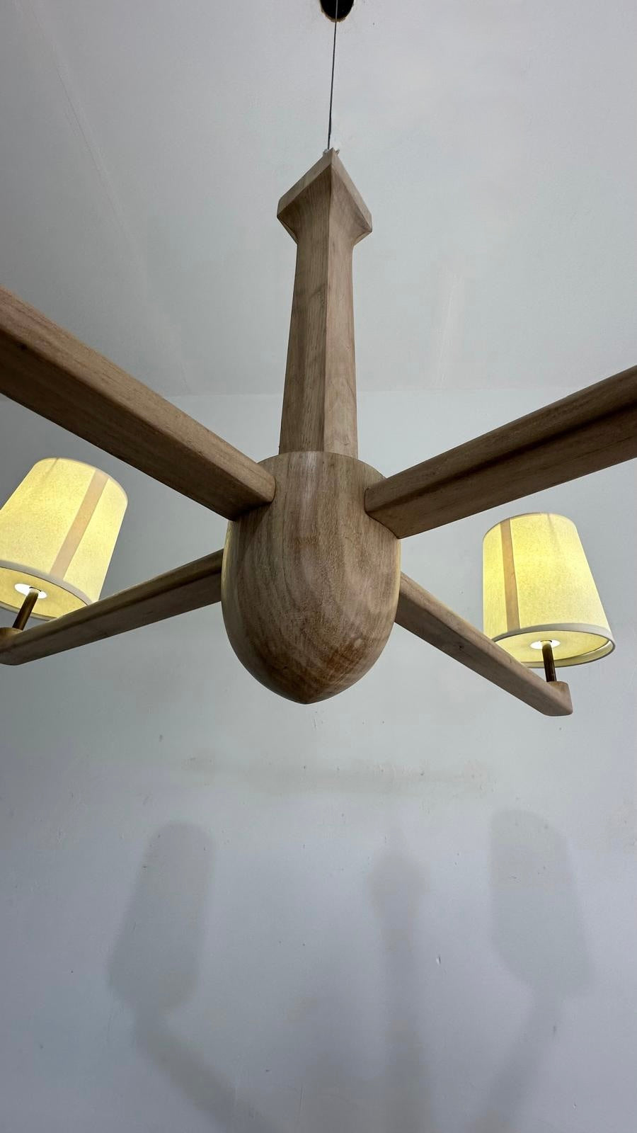 Lucca Studio Taylor Walnut Chandelier