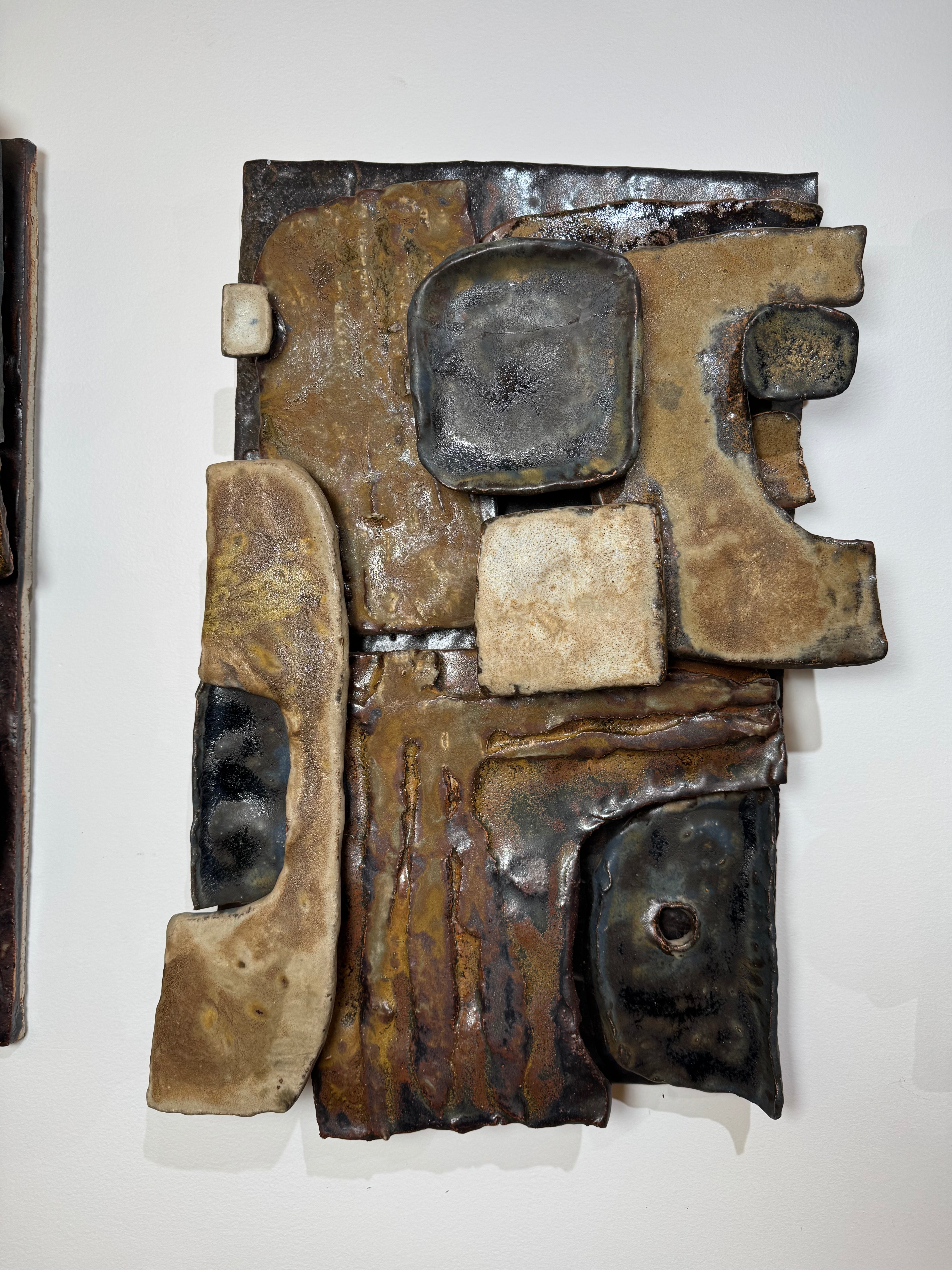 Exceptional Ceramic Wall Sculpture, Italy 1960