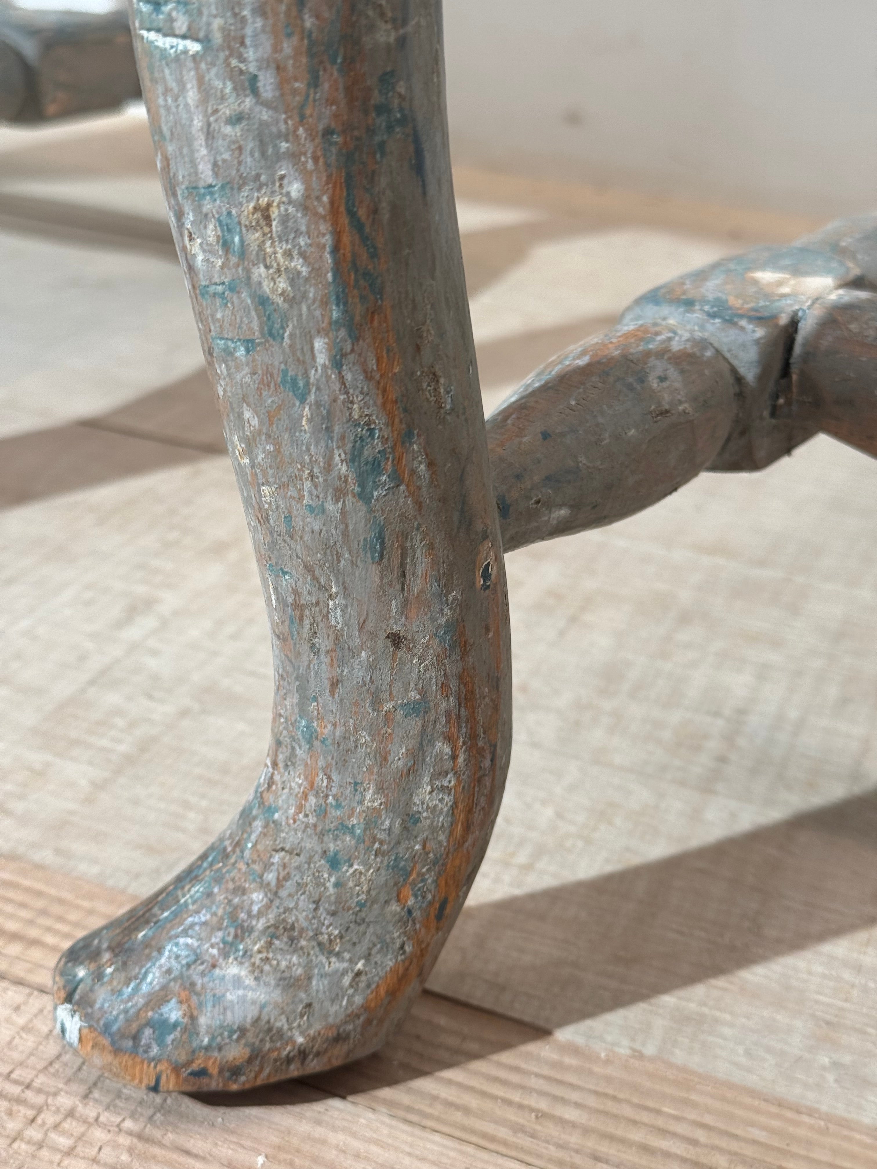 Set of Four Gustavian Painted Dining Chairs