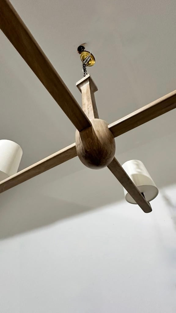 Lucca Studio Taylor Walnut Chandelier