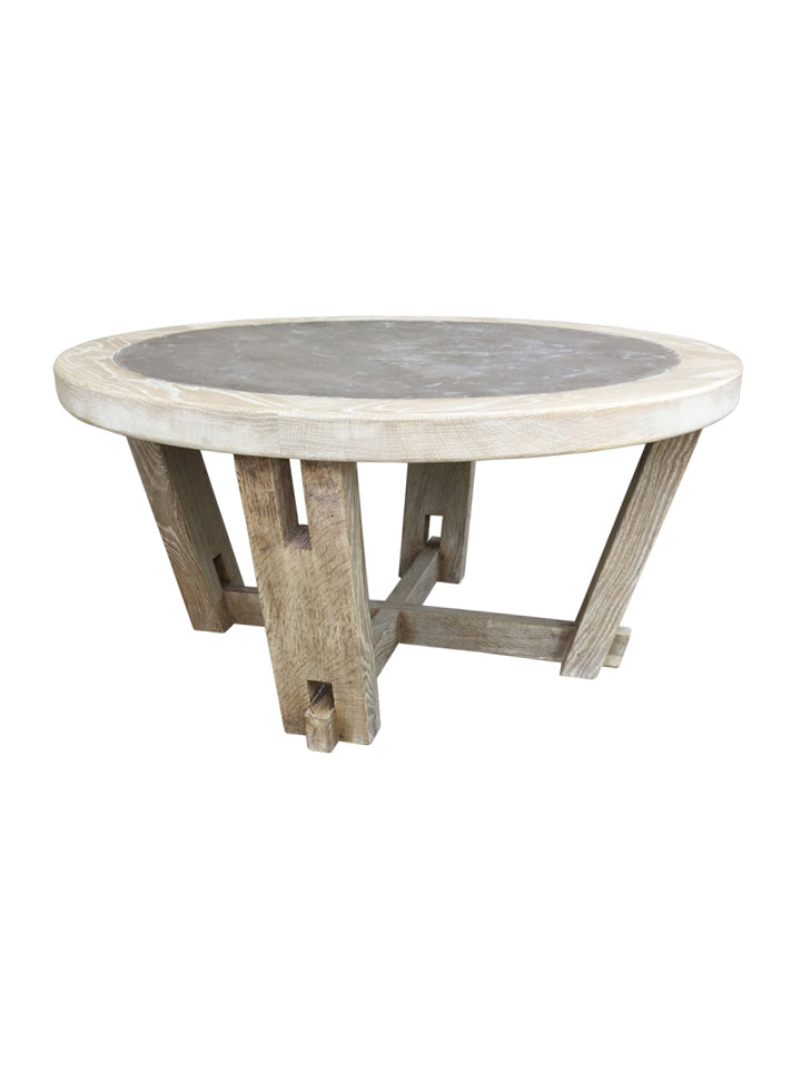 Lucca Studio Dider Round Coffee Table (Cement top)