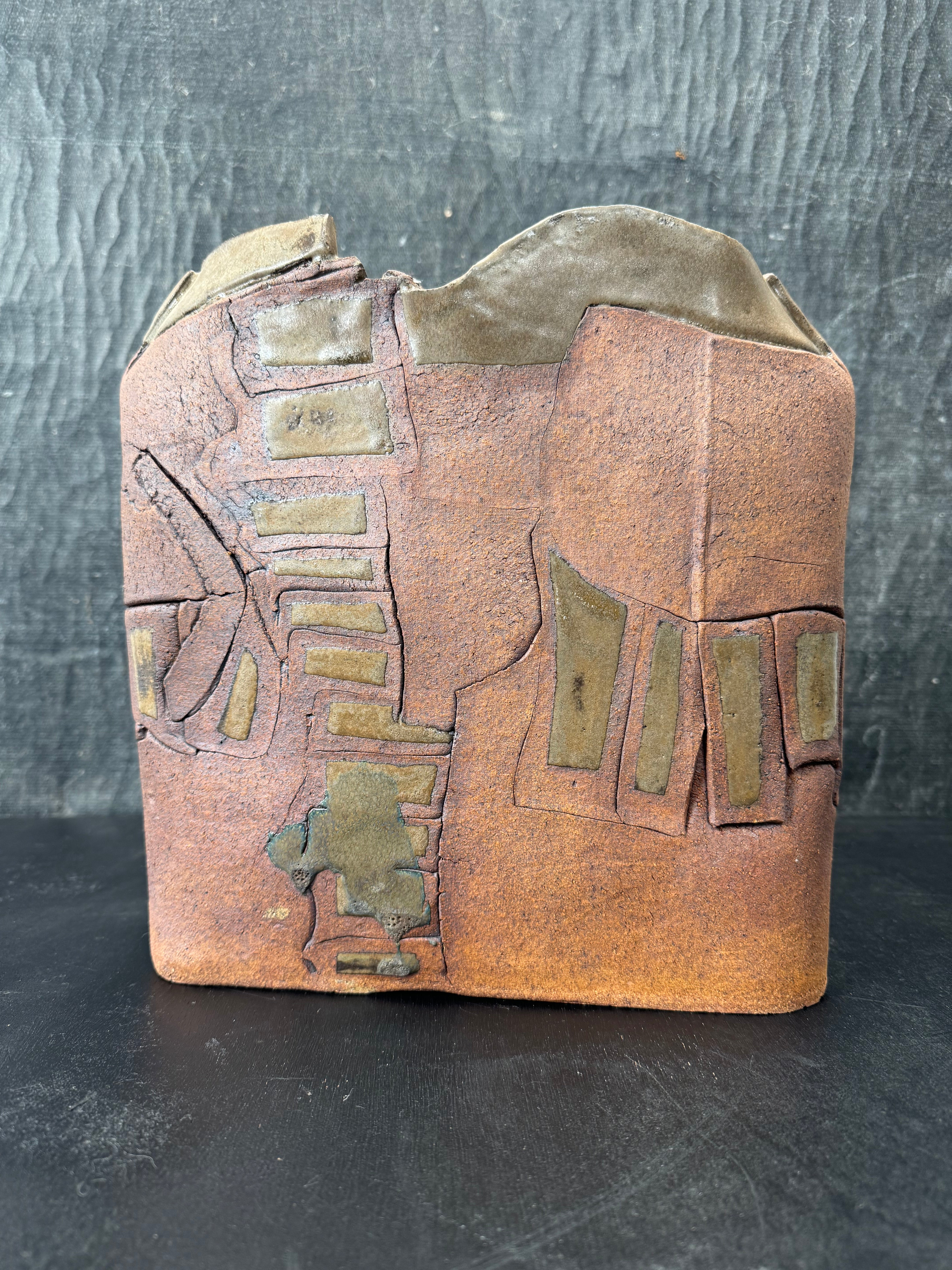 Slab Built Studio Pottery Vessel