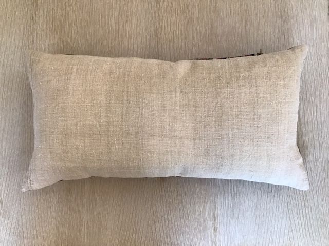19th Century Balkan Embroidery Pillow