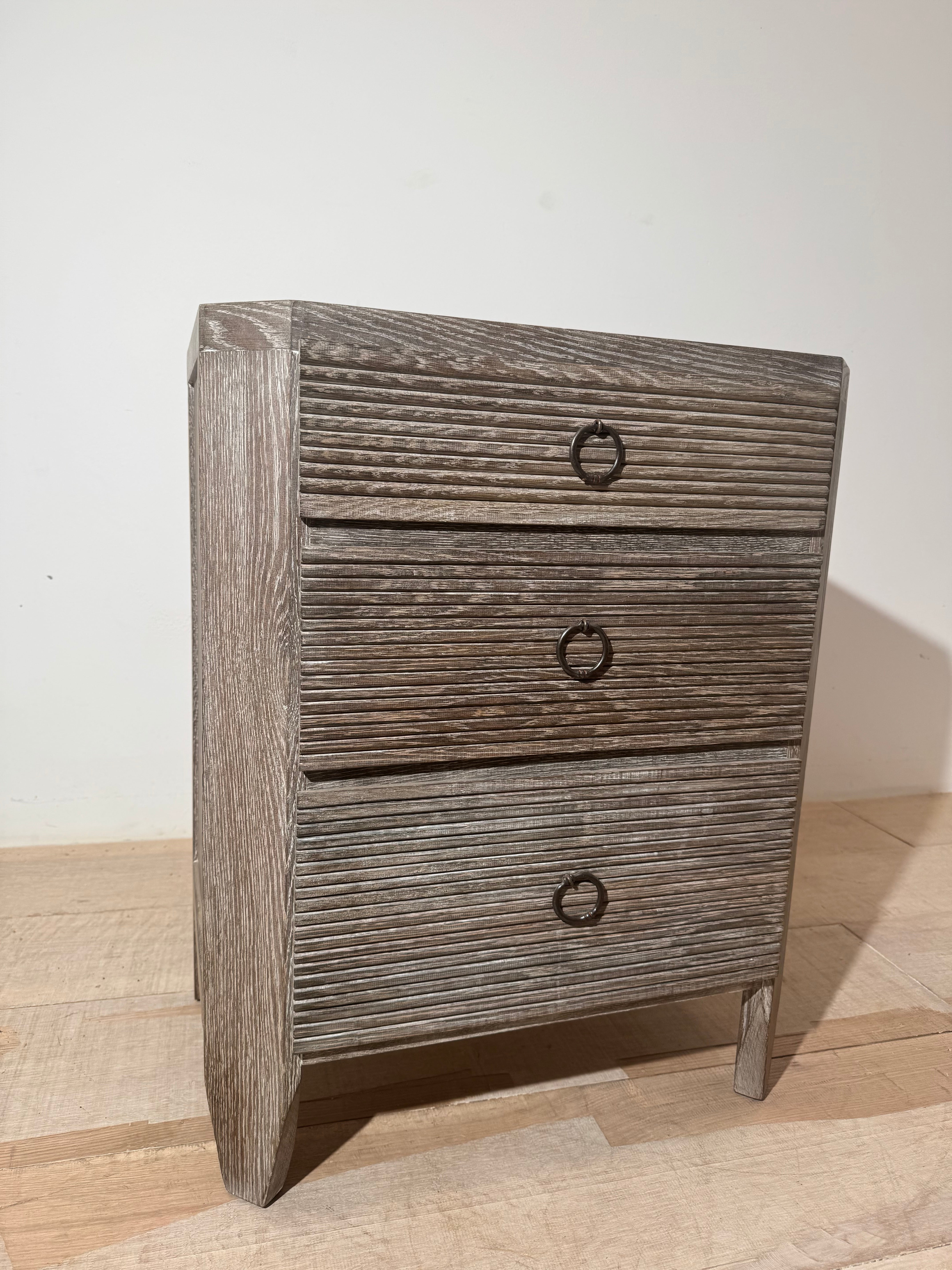 Lucca Studio Cerused Oak Emma Chest of Drawers