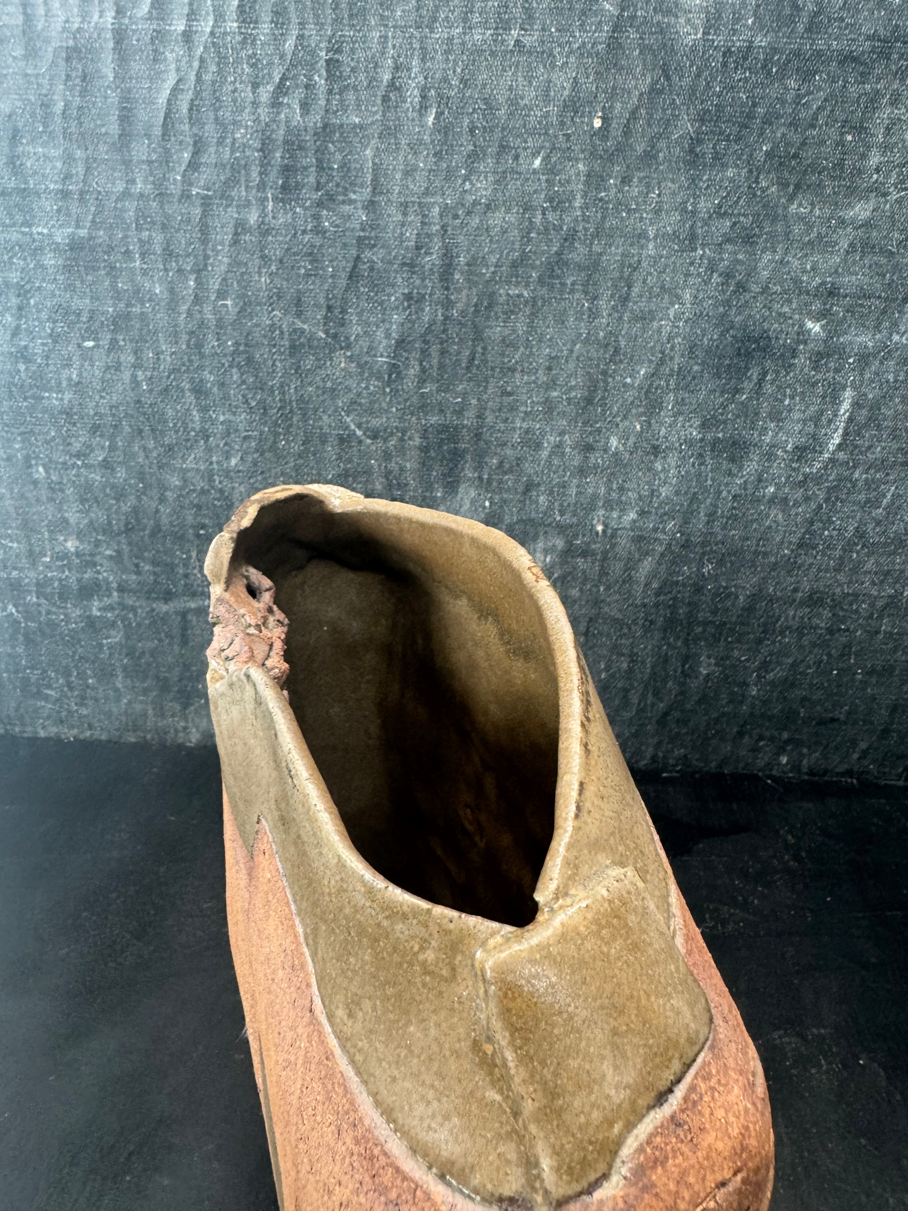 Slab Built Studio Pottery Vessel