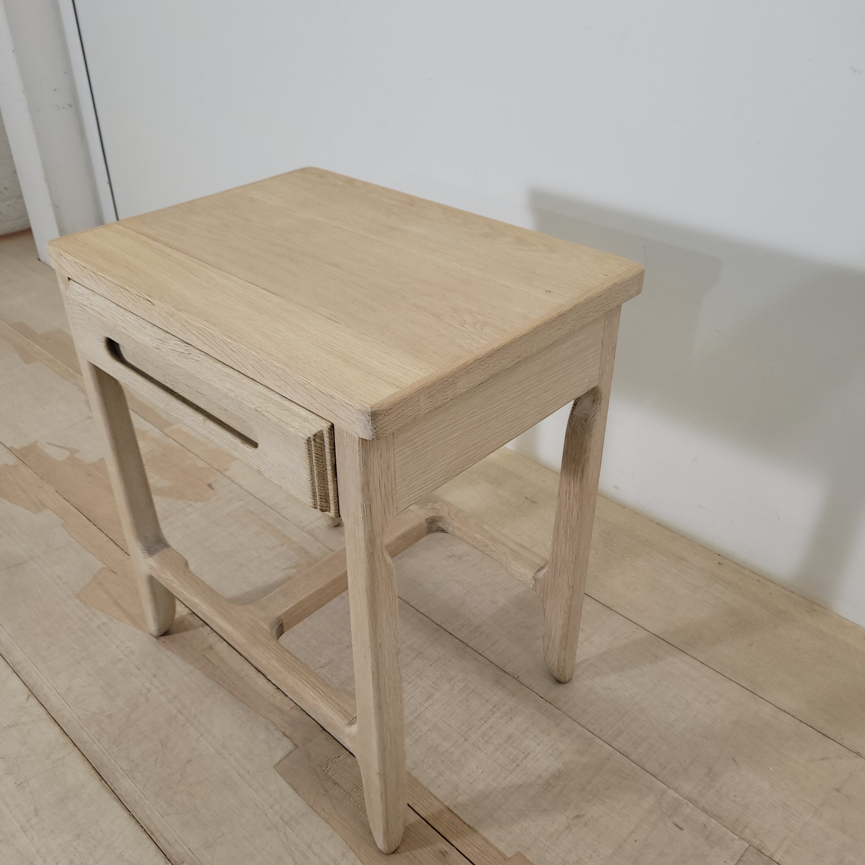 Limited Edition oak one drawer nightstand/table