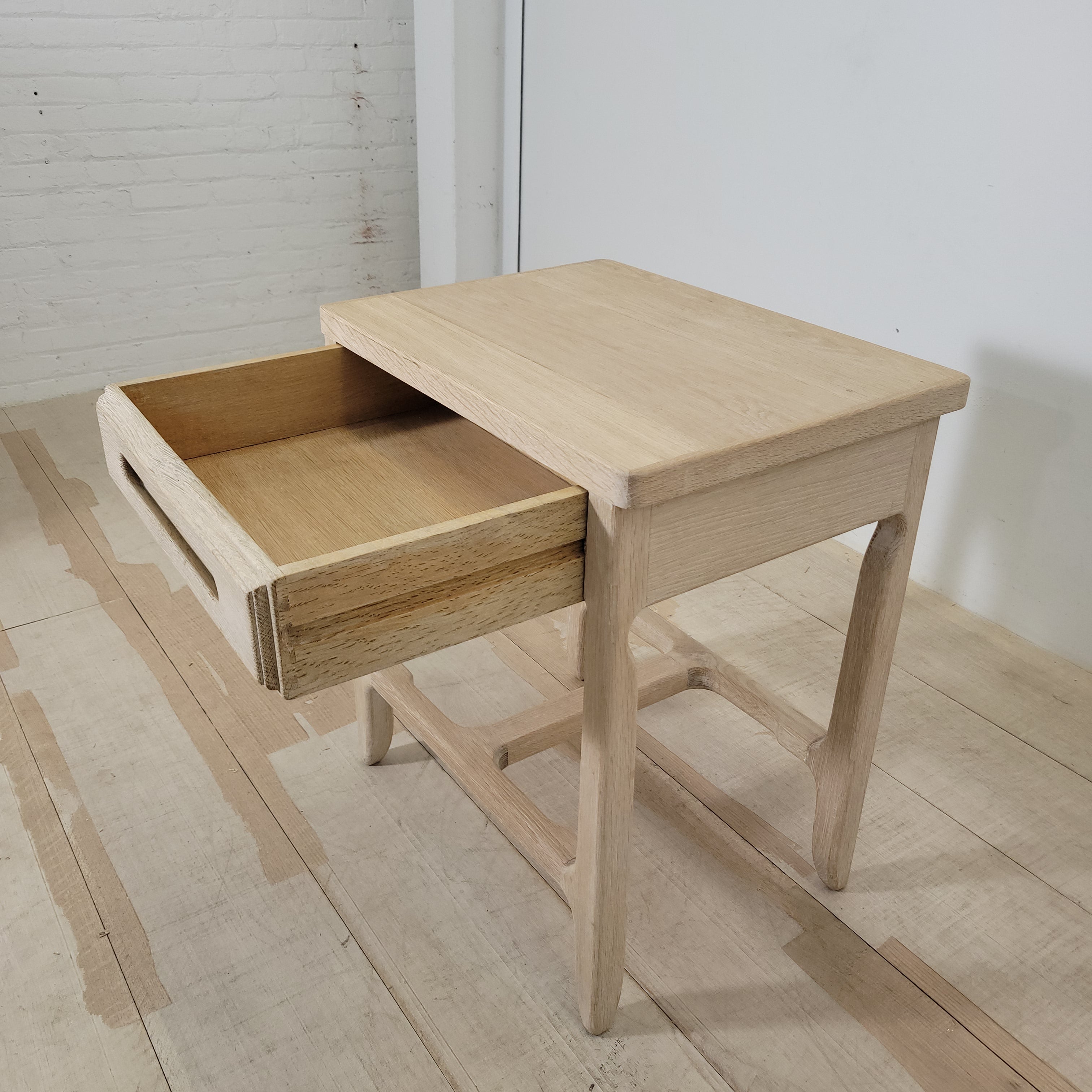 Limited Edition oak one drawer nightstand/table