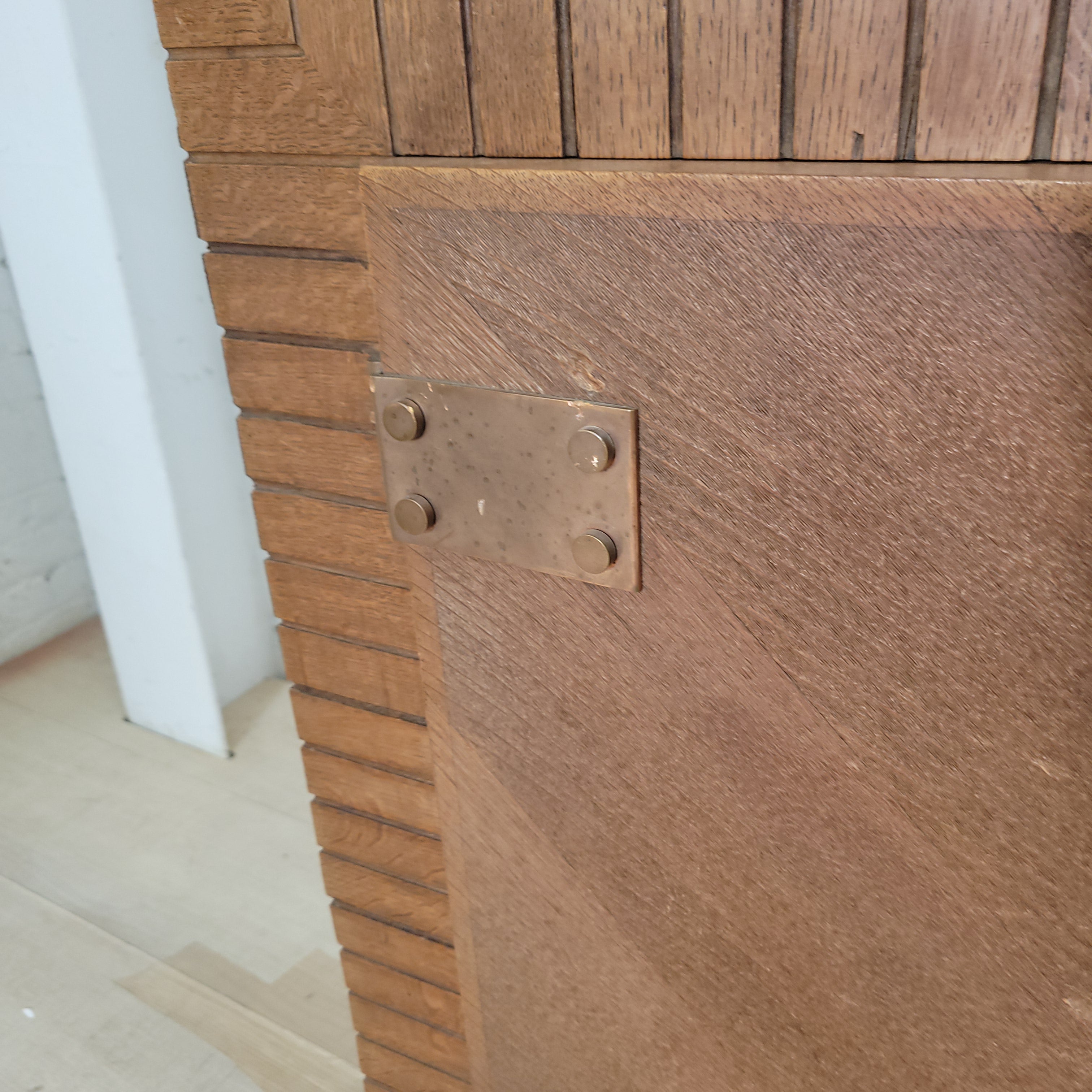 French 1930's Dark Oak Sideboard