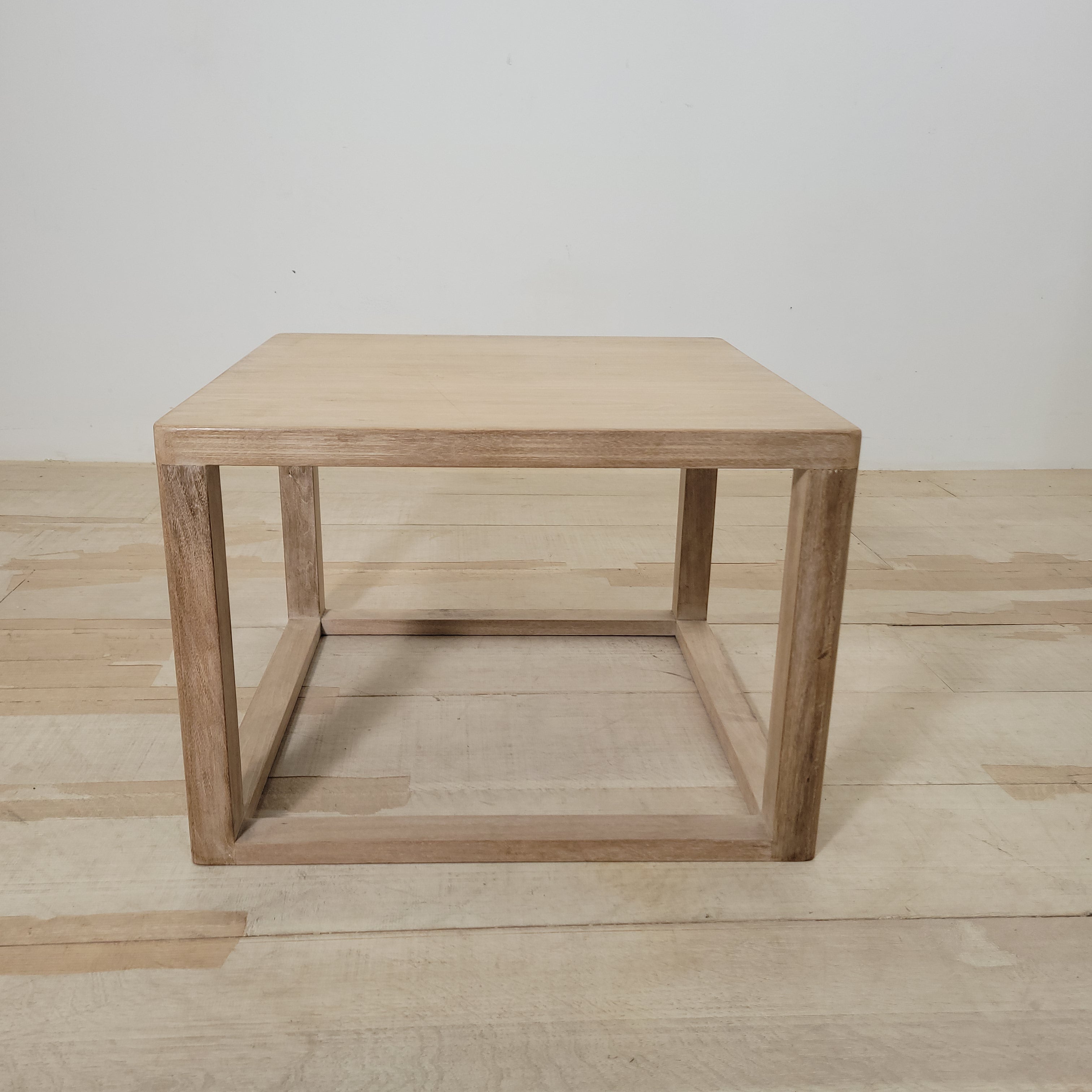 Limited Edition vintage bleached walnut coffee table