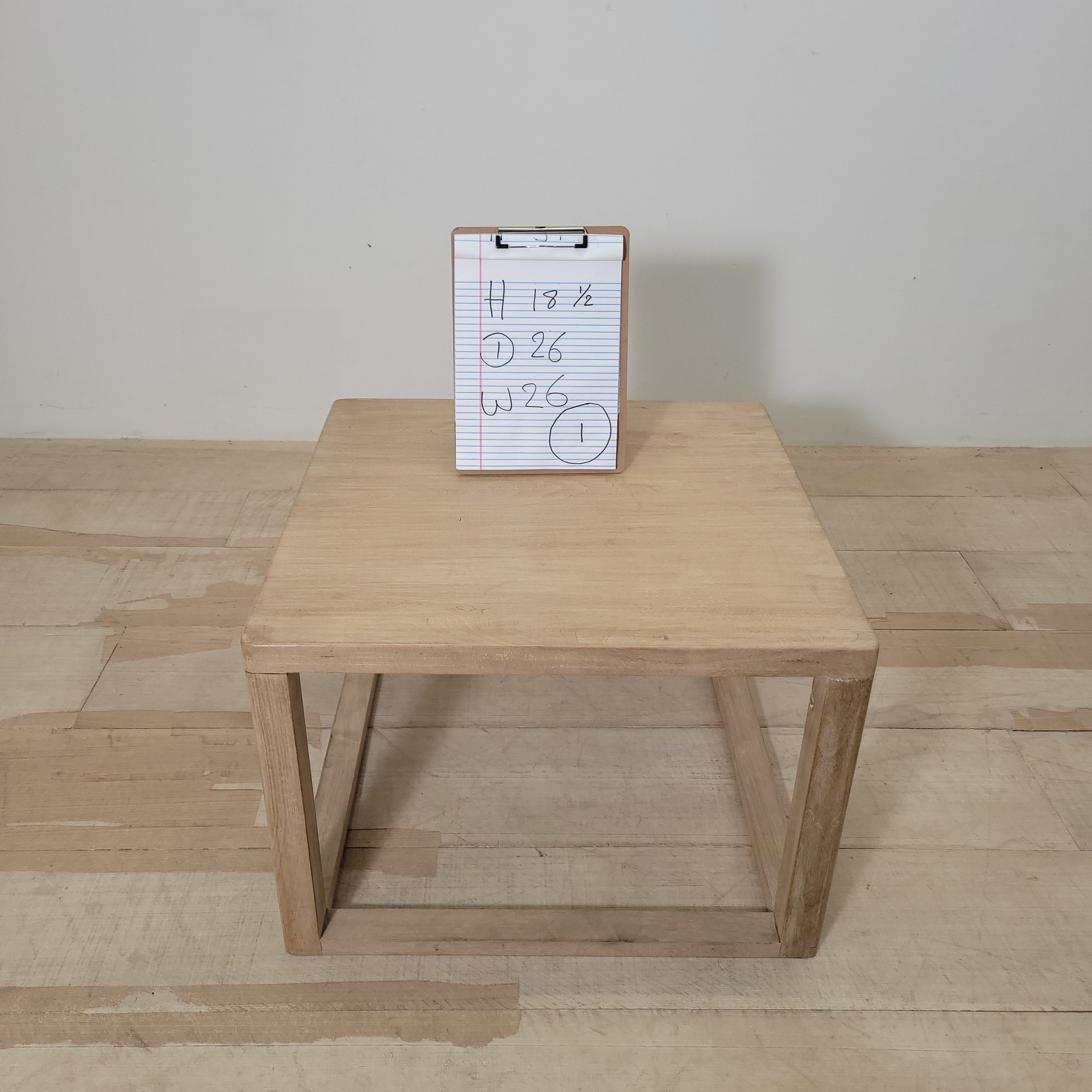 Limited Edition Bleached Walnut Coffee Table