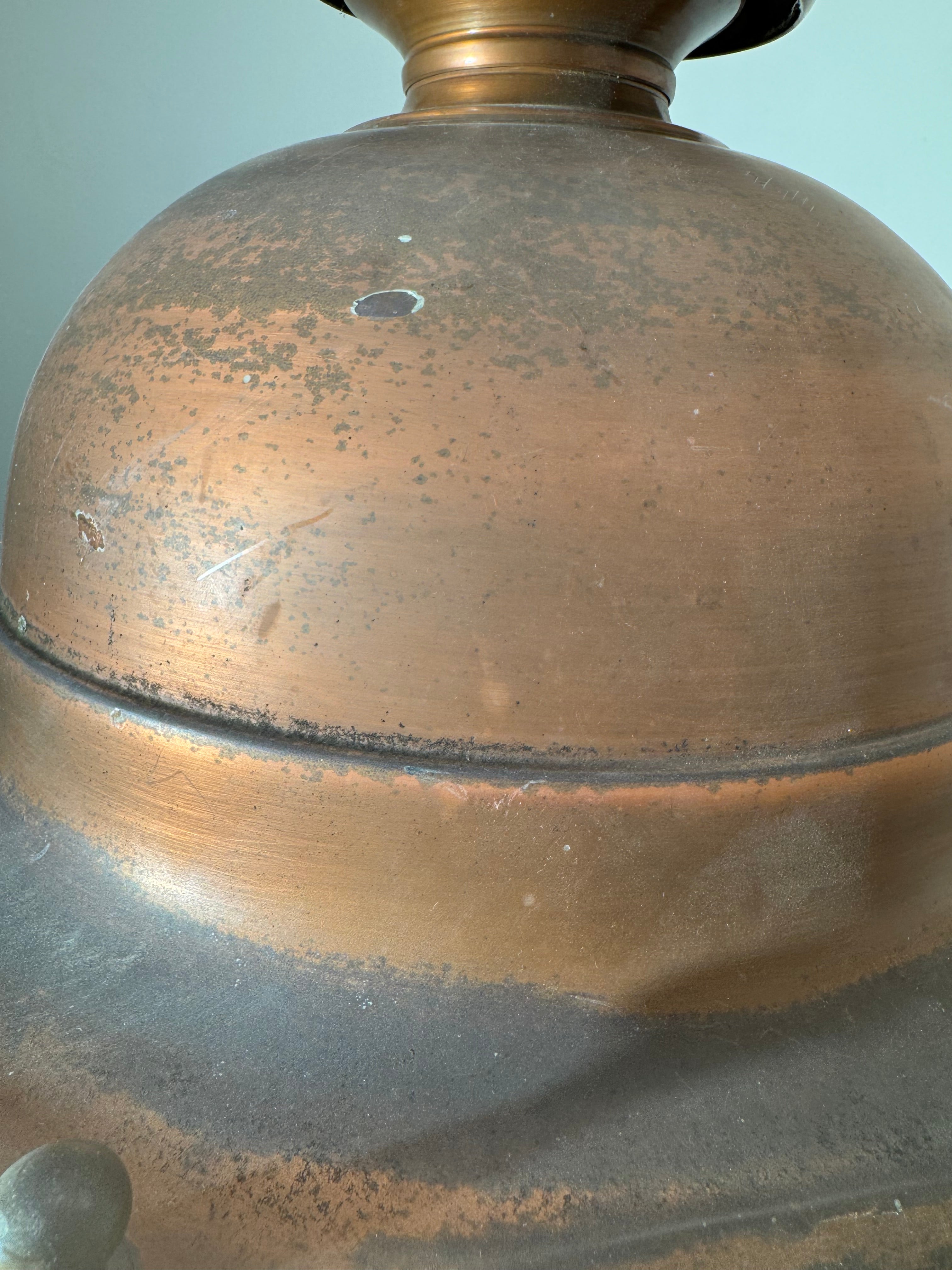 English 19c Copper Lantern