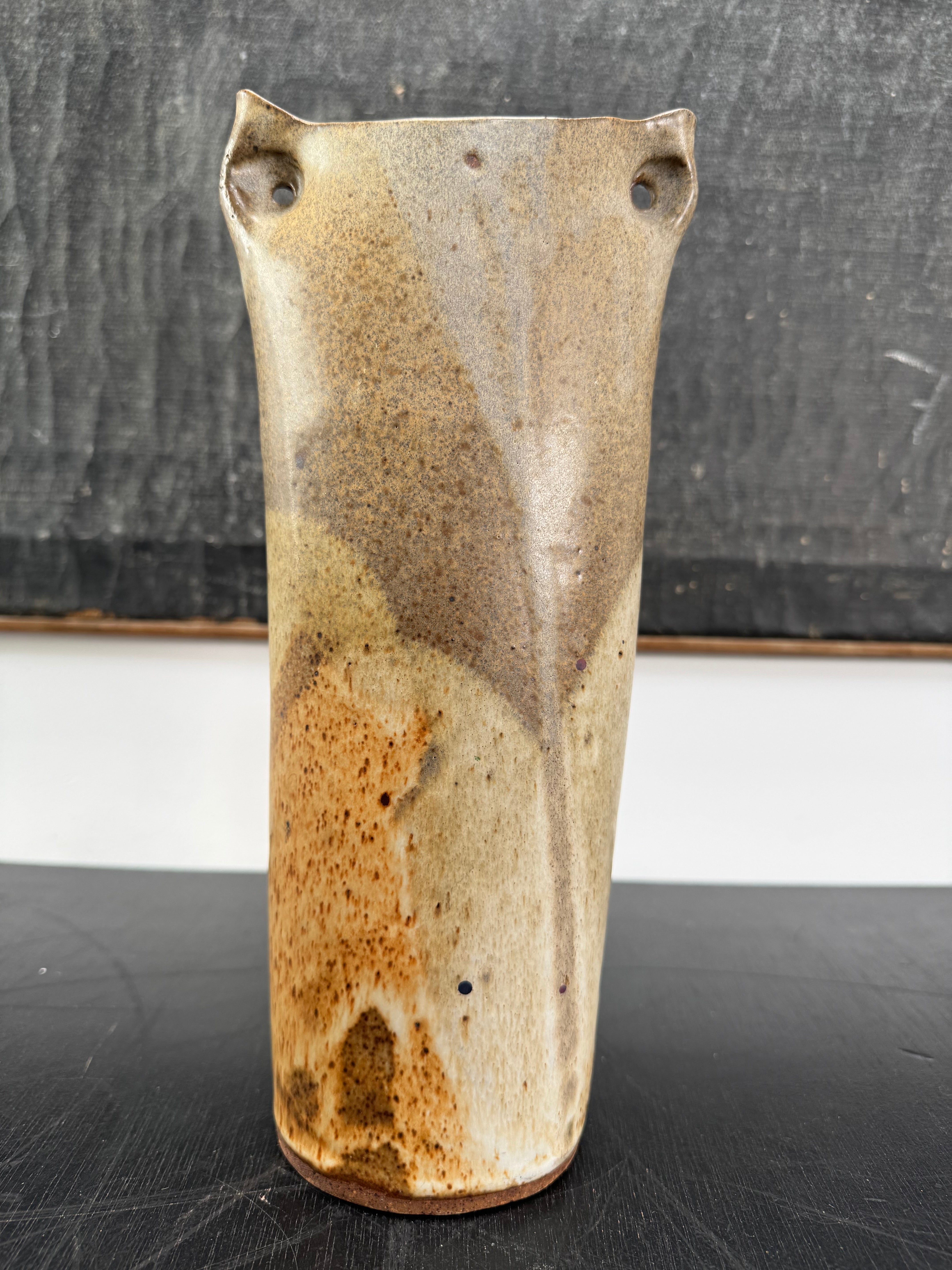 Unusual Vintage Studio Pottery Vase