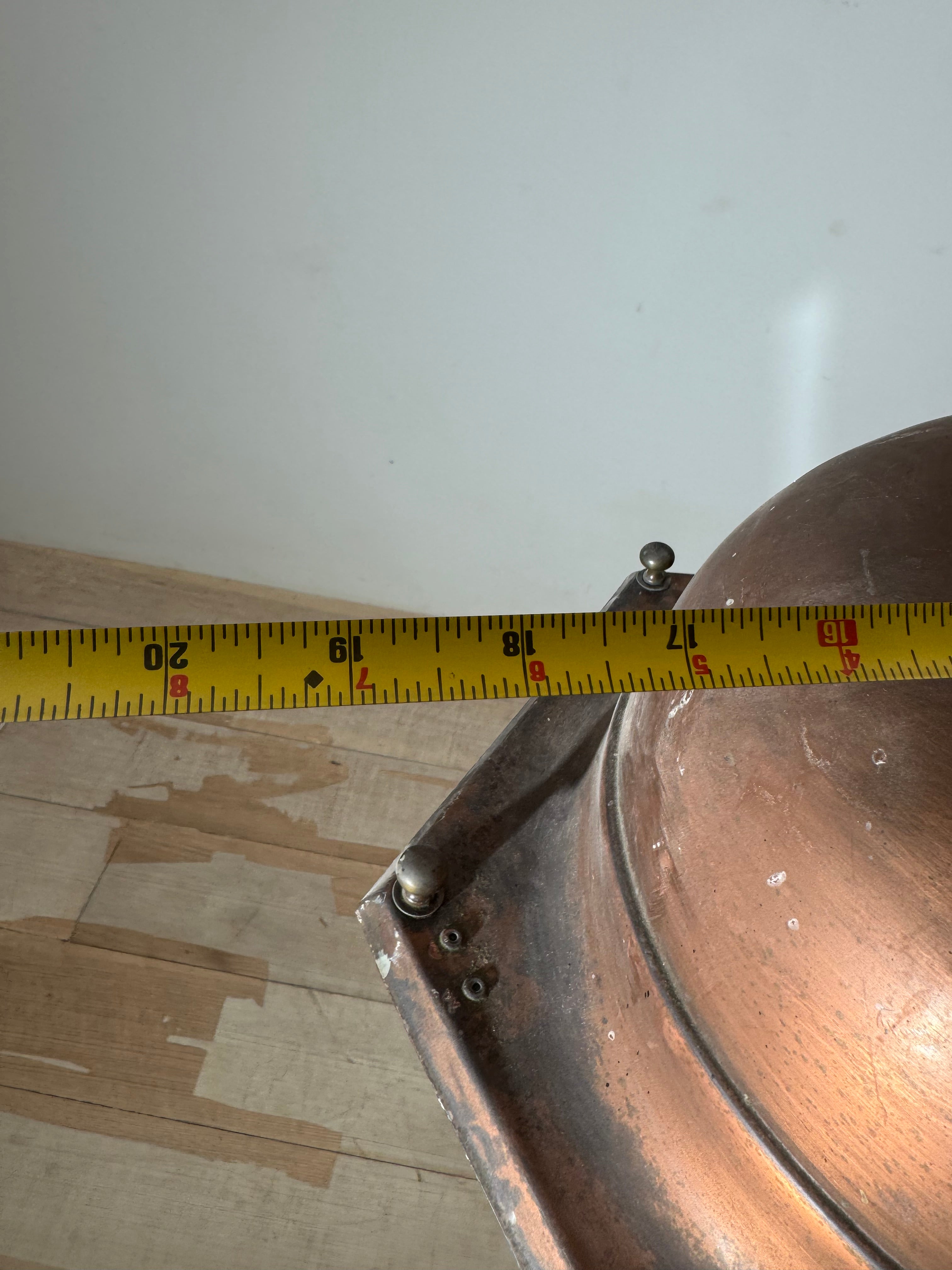 English 19c Copper Lantern