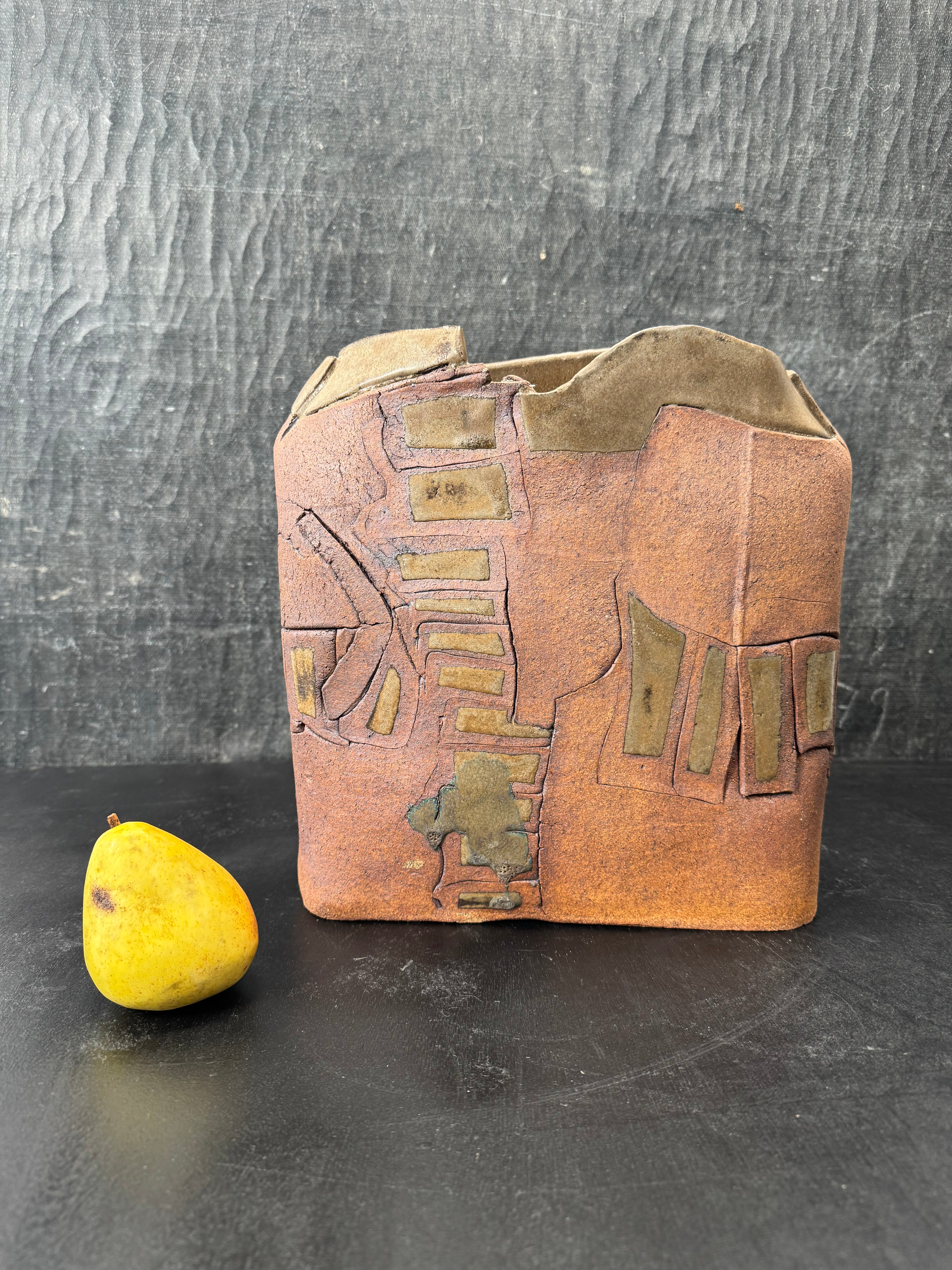 Slab Built Studio Pottery Vessel