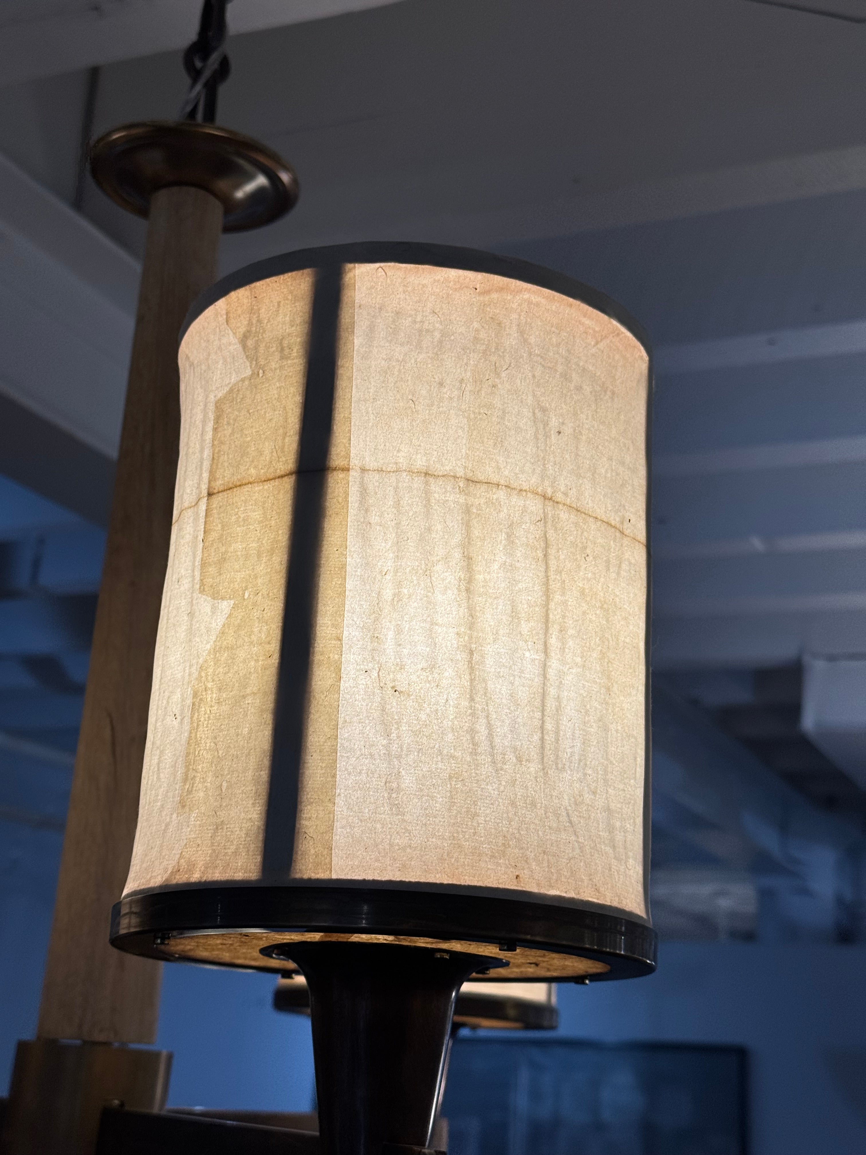 Limited Edition Three Light Bronze Chandelier