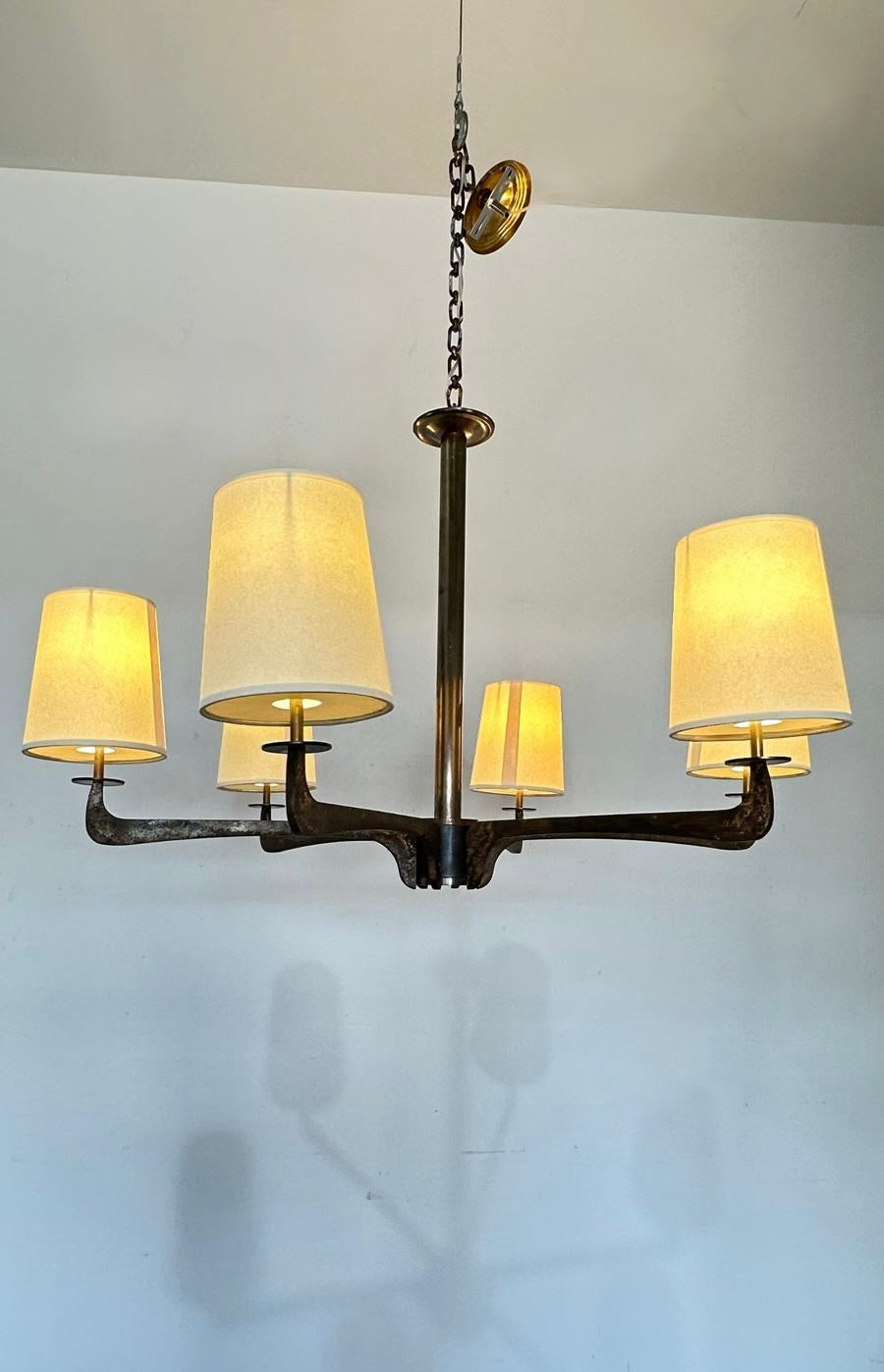Lucca Studio Bronze Hardin Chandelier (6) Arm
