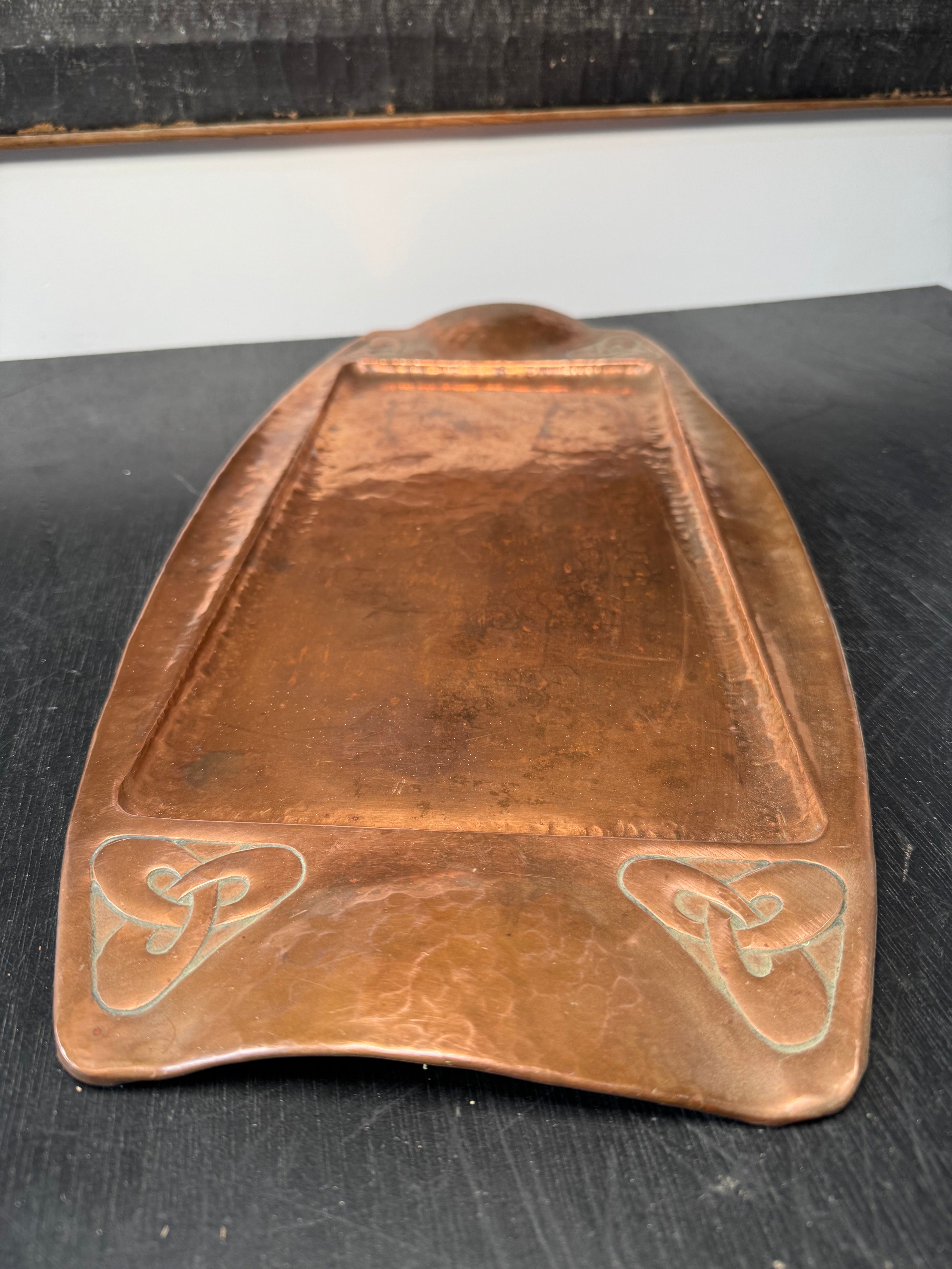 English Arts & Crafts Period Copper Tray