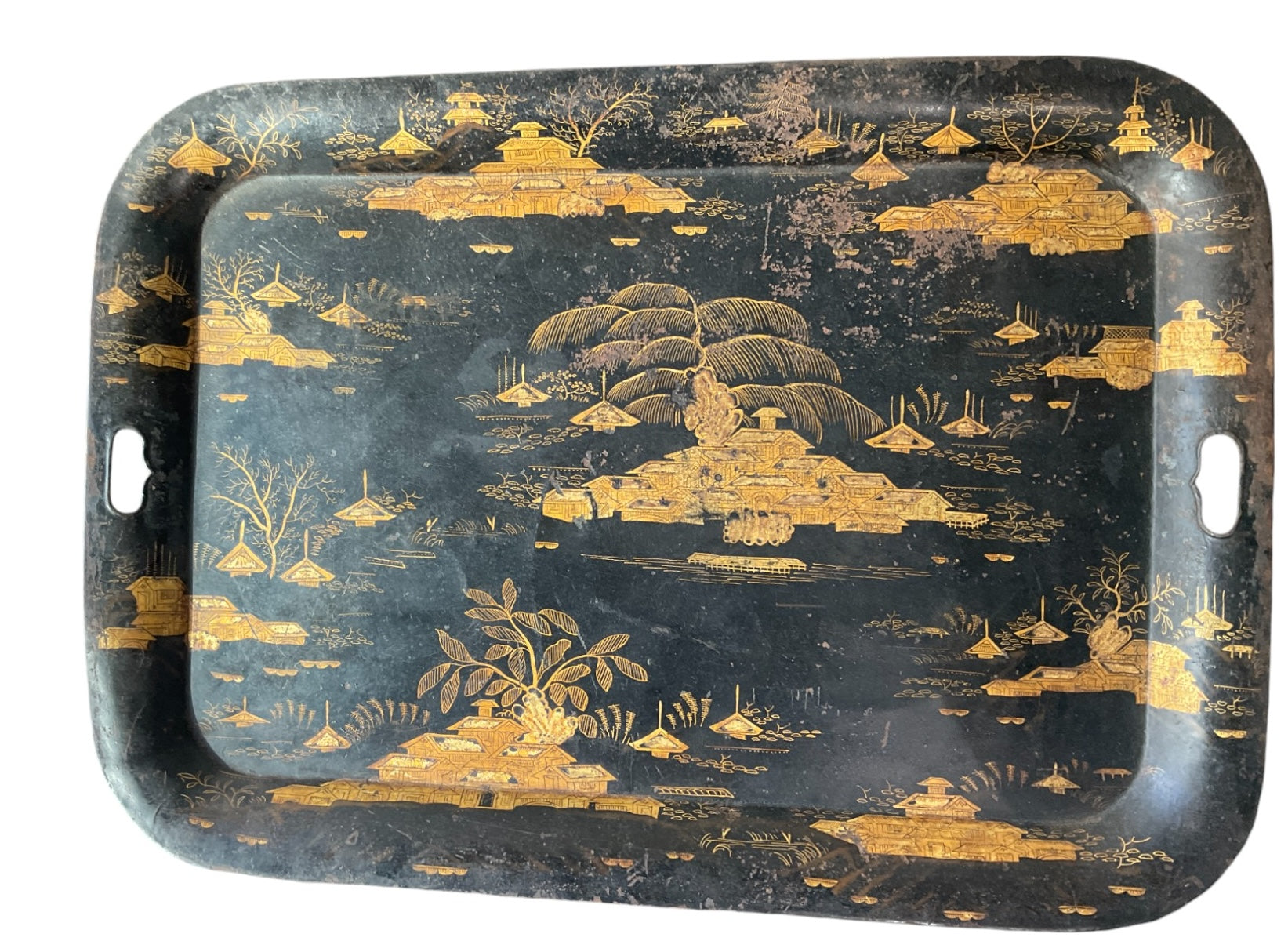 Large Chinoiserie Tray
