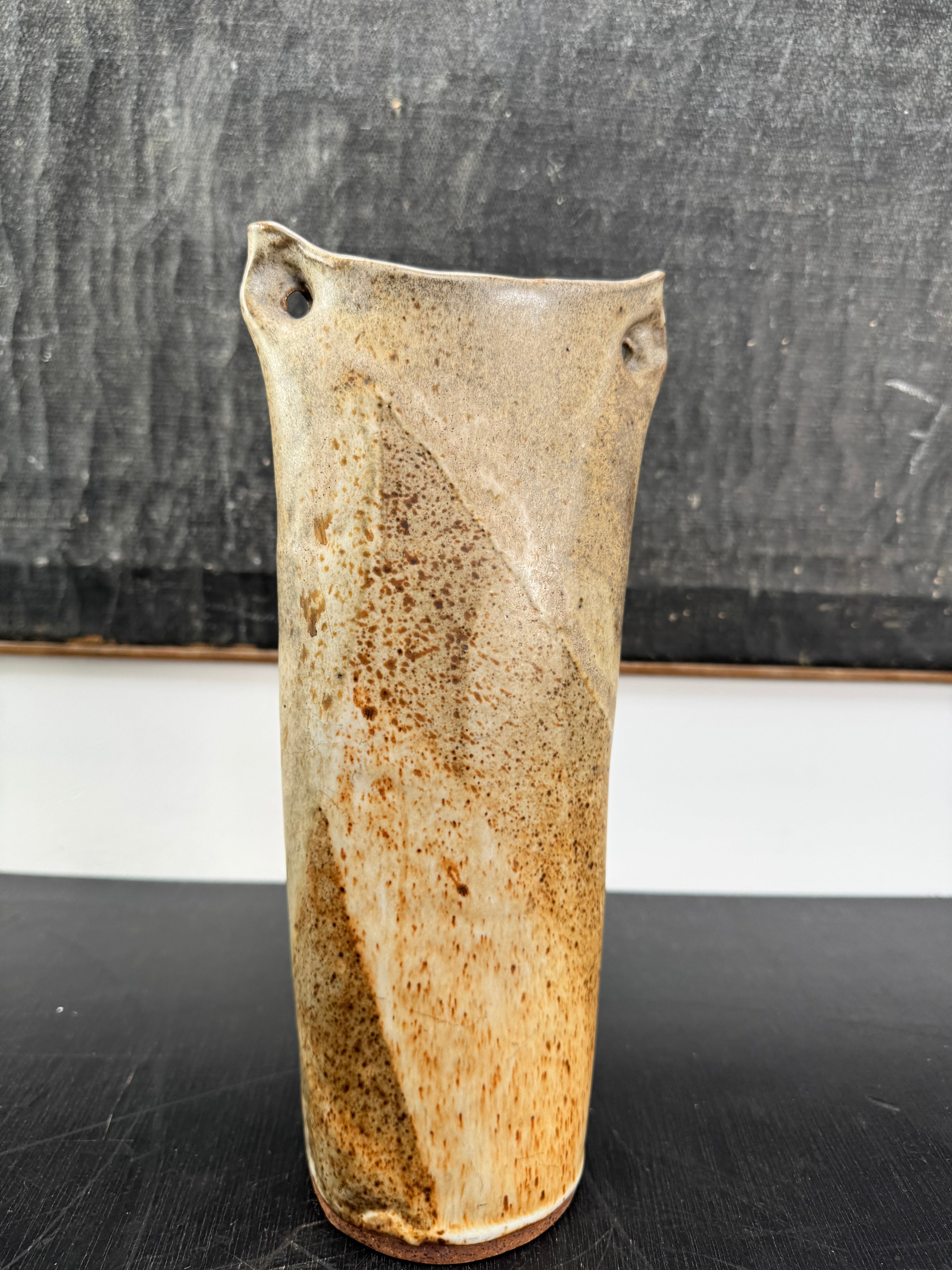 Unusual Vintage Studio Pottery Vase