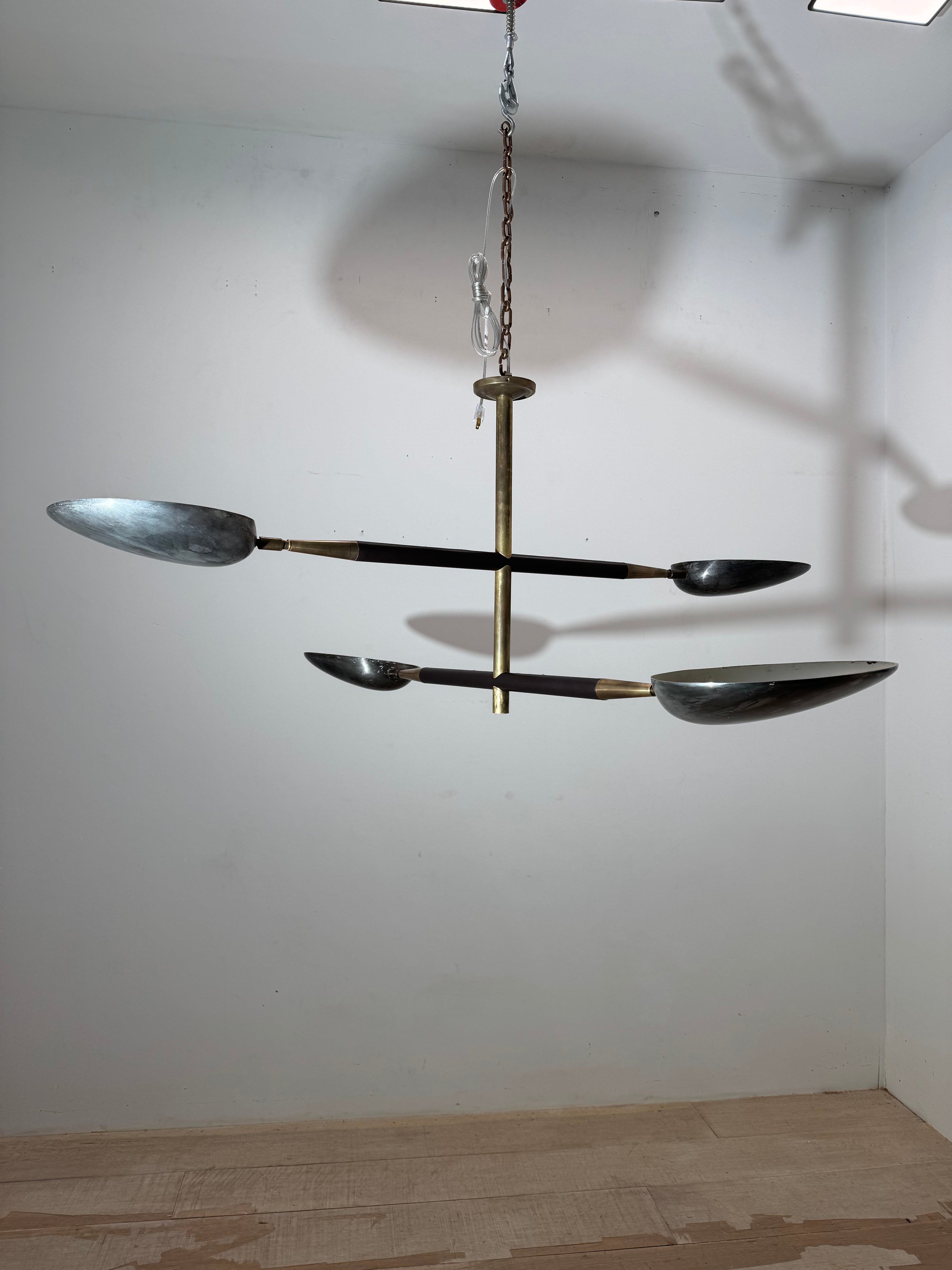 Lucca Studio Renata Chandelier Leather