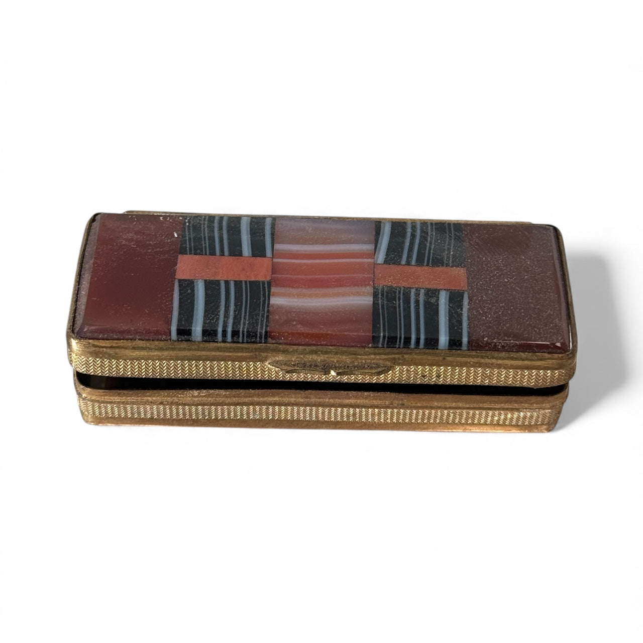 Fine Scottish Antique Agate Box